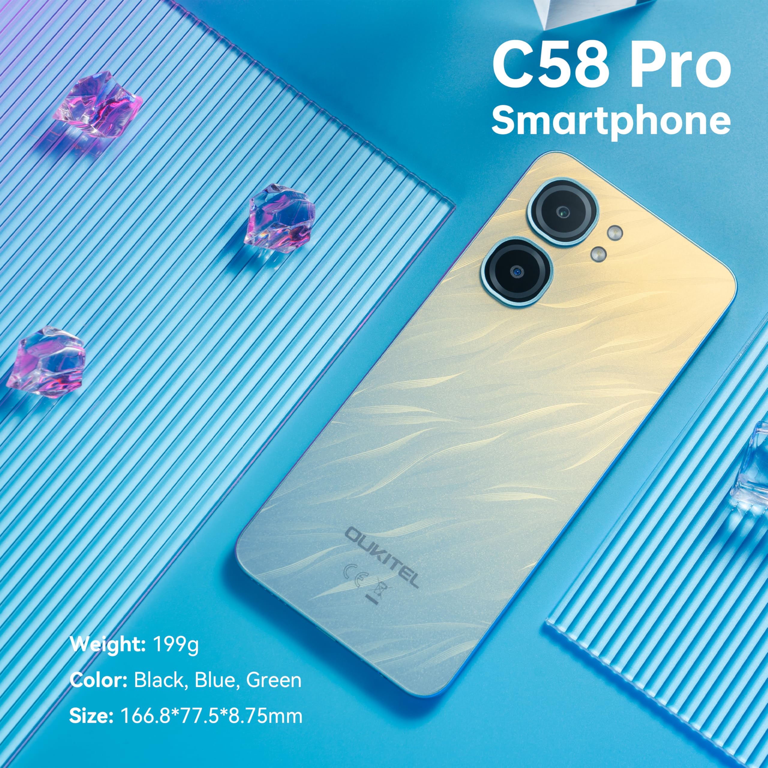 P*h様 OUKITEL C58 Pro SIMフリー スマホ 24GB Amazon | OUKITEL C58 Pro SIMフリー スマホ 本体 - 24GB RAM+